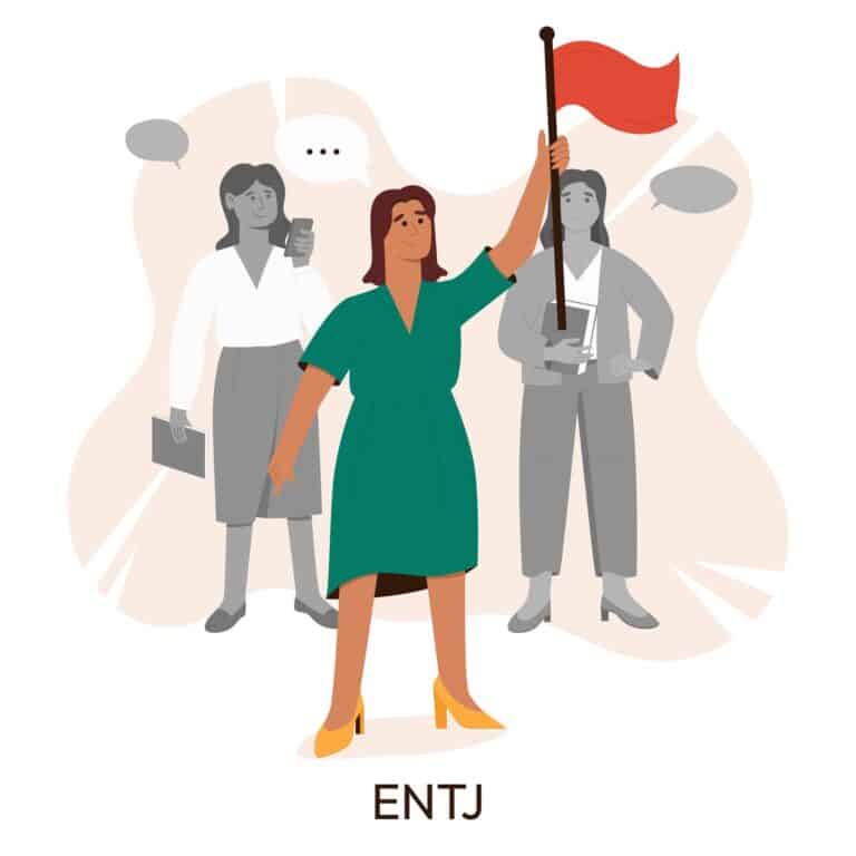 Illustration of the ENTJ personality type