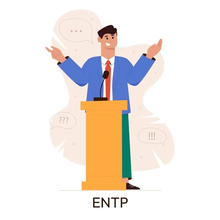Illustration of the ENTP personality type