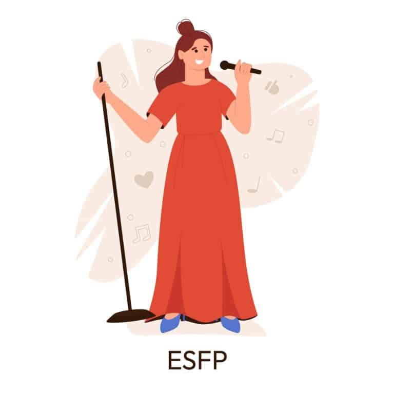 Illustration of the ESFP personality type