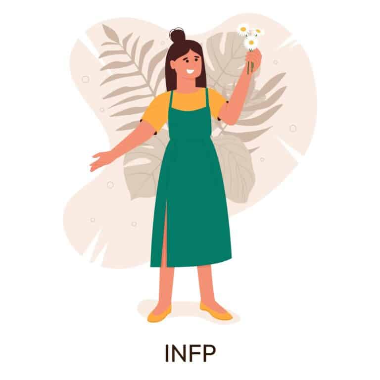 Illustration of the INFP personality type
