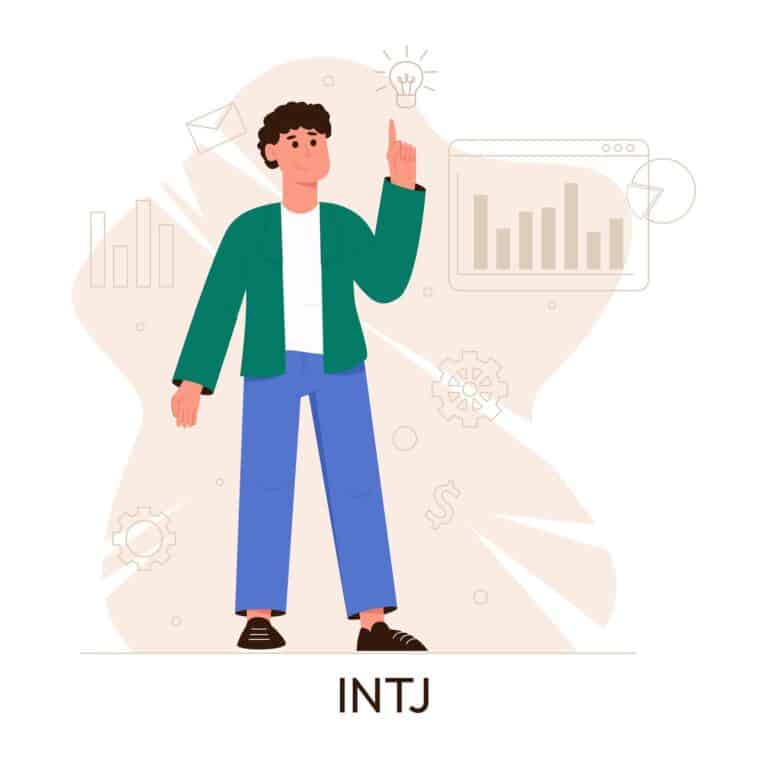 Illustration of the INTJ personality type